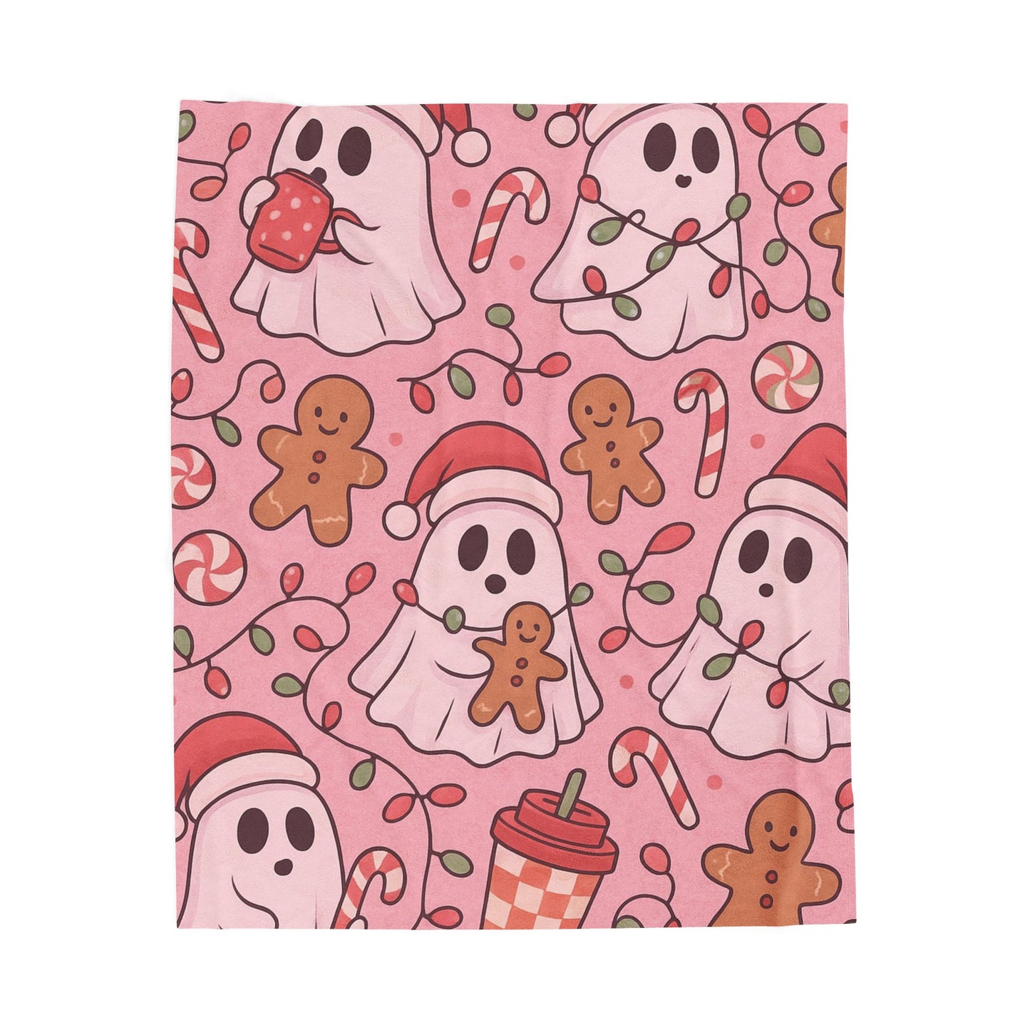 Pink Ghostmas Blanket